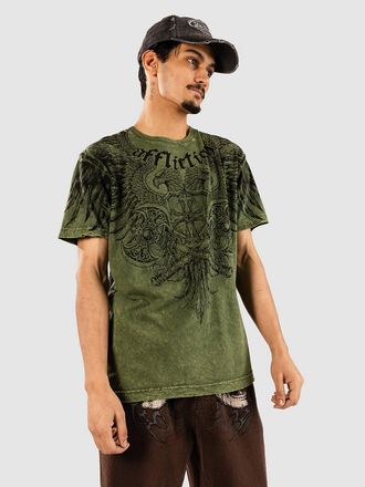 Affliction Alpha Strike T-Shirt verde