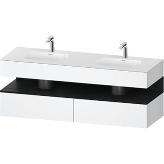 Duravit Qatego Lavabo Encastrado Con Base De Lavabo Consola, - Duravit