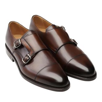 Henry Stevens Slipper & Pantoletten - Schnallenschuhe Marshall CDM - Gr. 40,5 (EU) - in Braun - f&uuml;r Damen