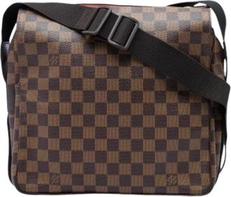 Louis Vuitton Pre-owned Naviglio Cross Body Bag - Dames - Vintage Schoudertas - Bruin - ONE Size - Vintage