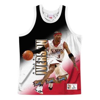 Mitchell & Ness x NBA Philadelphia 76ers Behind The Back Jersey Allen Iverson 3 MSTKMI19002-P76WHITAIV
