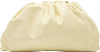 Bottega Veneta Yellow Calfskin The Pouch Clutch (Authentic Pre-Loved)