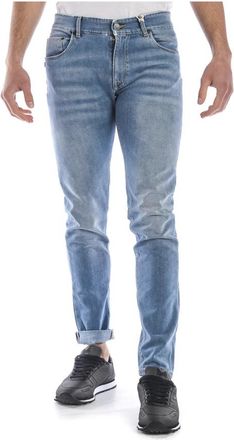 Daniele Alessandrini Slim-fit Jeans - Heren - Slim Fit Jeans - Blauw - W30 - Denim - Jeans