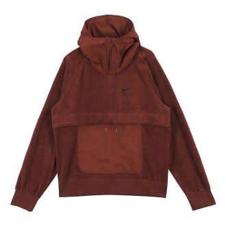 Nike Sportswear Air Winterized Pullover Hoodie Brown DQ4226-217