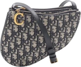 Dior Pre-owned Saddle Oblique Borsa a Spalla in Tela e Pelle - - Pre-owned - Donna - Multicolore - ONE SIZE