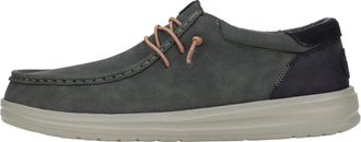 Hey Dude Paul 41024-0OA Mens Black Oyster Moc Toe Casual Shoes MEW2404