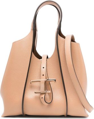 Tod's Tods Womens T Timeless Mini Leather Shopping Bag