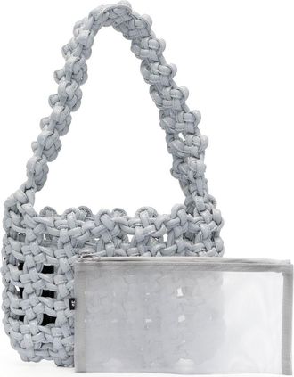 Kara reflective Knot Armpit bag - women - Polyester - OS - Grey