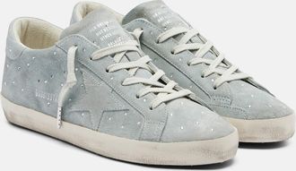 Golden Goose Zapatillas Super-Star de ante con Swarovski