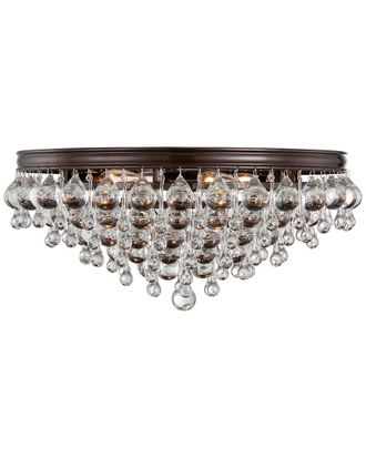 Crystorama 6-Light Calypso Flush Mount