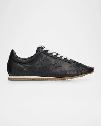 Toteme Flex Nappa Leather Low-Top Sneakers