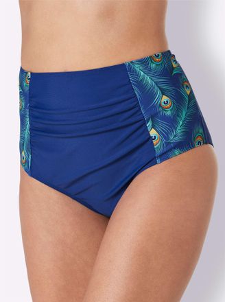 Feel Good Bikini-Hose FEEL GOOD, Damen, Gr. 38, Normalgr&ouml;ssen, bunt (royalblau, blaugr&uuml;n, bedruckt), Elasthan, Polyamid, Badehosen Bikini-Hose