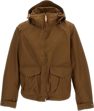 Manifattura Ceccarelli Unlined Boxy-Cut Brown Jacket