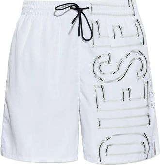 Diesel Costume da bagno con logo - Bianco
