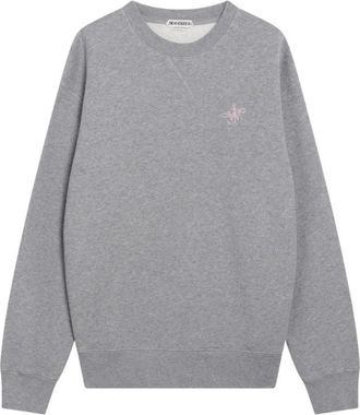 J.W.Anderson Ribbon Anchor Sweatshirt - Heren - Sweatshirts - Grijs - XL - Katoen - Hoodies & sweatvesten