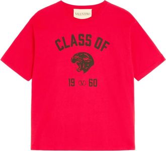 Valentino Panther-print Cotton T-shirt