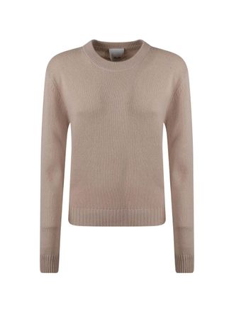 Allude Trui met ronde hals - Beige