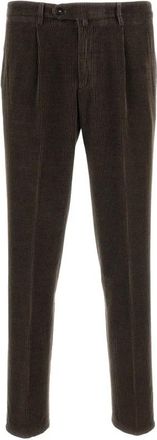 BRIGLIA 1949 Slim-fit Broeken - Heren - Slim Fit Broeken - Bruin - L - Katoen - Broeken