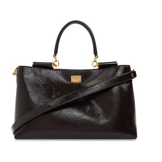 Dolce & Gabbana Vittoria Medium Handbag - female - Dolce & Gabbana - Handbags - Brown - ONE SIZE - Bags