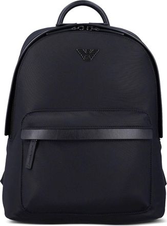 Emporio Armani Logo Nylon Backpack