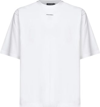 Dolce & Gabbana Hombre, Camisetas, Blanco, Talla: S