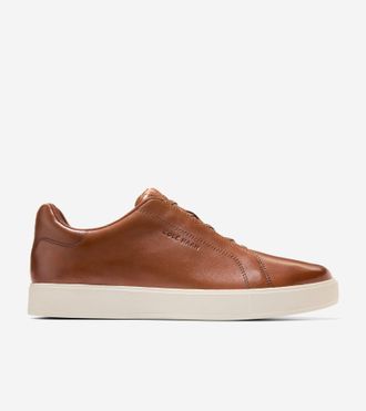 Cole Haan Mens GrandPr&oslash; Luxe Slip-On Sneakers - Brown Size 10.5