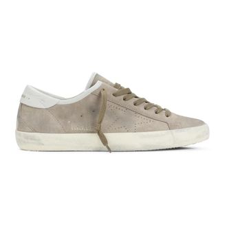 Golden Goose Sneakers, male, Beige, Size: 12 US Super-Star Low-Top Sneakers