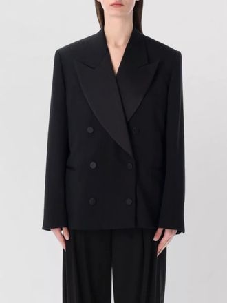 Dries Van Noten bosea tuxedo jacket peak lapels wool
