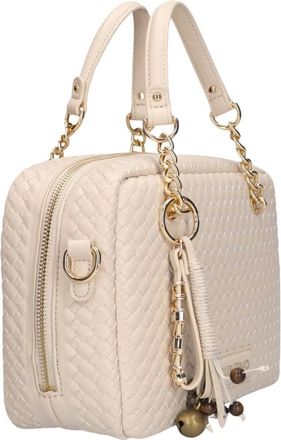 Valentino Tassen, Dames, Beige, ONE Size, Polyester, Gea Handbag