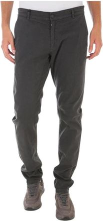 Daniele Alessandrini Grijs Donker Model Pj 9001L1003635 - Heren - Chinos - Grijs - W38 - Katoen - Broeken