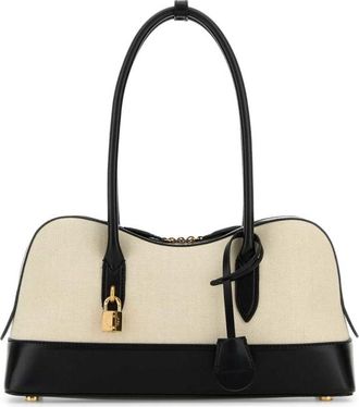 Stella McCartney Sand Canvas Ryder Shoulder Bag