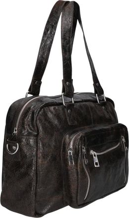 N&uacute;noo Mille Schoudertas - Dames - Tassen - Bruin - Maat: ONE Size Leer