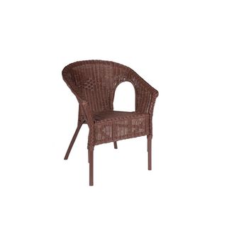 BIZZOTTO Poltrona Ruby De Rattan Con Intreccio En Midollino 58 X 61 X 74