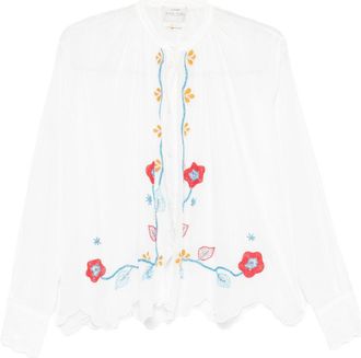 Forte_Forte Womens Embroidered Cotton Shirt