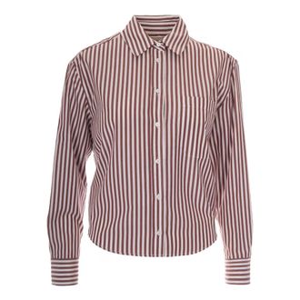 Max Mara Wkdpanetto Poplin Shirt - Dames - Overhemden - Veelkleurig - S - Katoen - Overhemden