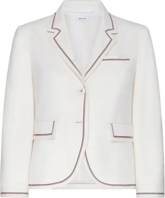 Thom Browne Blazer in cashmere - Bianco