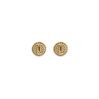 Alessandra Rich Crystal Clip-On Earrings - Gold