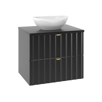 Petits Meubles Mueble lavabo estratificado Negro