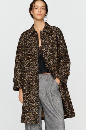 The Great. 100% Cotton Trench Coat Jacket