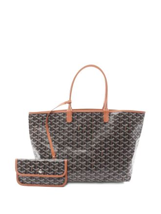 Goyard 2020 PM Sanlouis large coated canvas tote bag - Brown