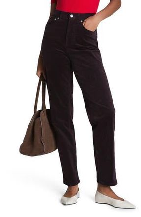 Spanx 90s Straight Leg Corduroy Pants in Truffle Brown at Nordstrom Rack, Size X-Small