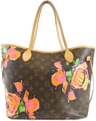 Louis Vuitton Pre-owned Canvas Tote Bag - Dames - Vintage Shopper - Veelkleurig - ONE Size - Vintage