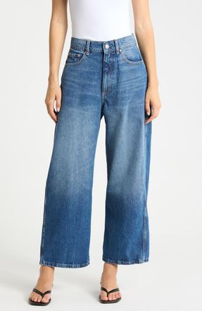 DL1961 Taylor High Waist Ankle Relaxed Barrel Jeans in North Water at Nordstrom Rack, Size 25