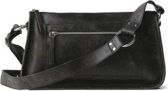 Mango Leather Shoulder Bag in Brown at Nordstrom