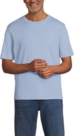 Lands End Short Sleeve Cotton Supima Tee in Light Pool Blue Heather at Nordstrom, Size Xx-Large
