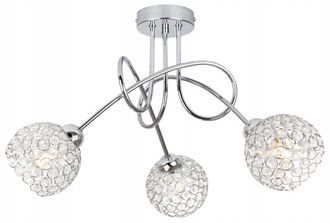 OEM Lampada Da Soffitto Lampadario A Sospensione Cristallo Cromo Led