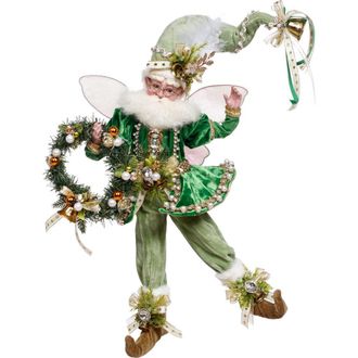 Mark Roberts Christmas Wreath Fairy, Medium in Emerald Green at Nordstrom