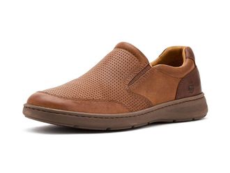 Born Mackay Mens Slip on Shoes Brown/Brown/Capuccino : 10.5 M (D), Leather/Suede