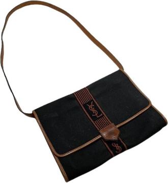 Saint Laurent Pre-owned Cross Body Bag - Dames - Vintage Schoudertas - Zwart - ONE Size - Vintage