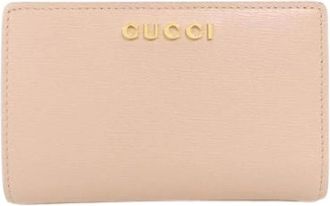 Gucci Pre-owned Wallets, male, Pink, Size: ONE SIZE Pre-owned Leather Wallet
